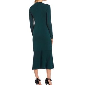 Dark Green Sweater Dress-Antonio Melani S